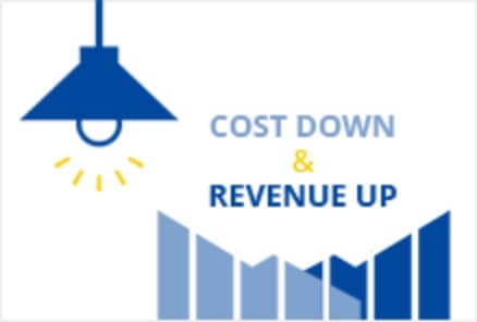 cost down&revenue up